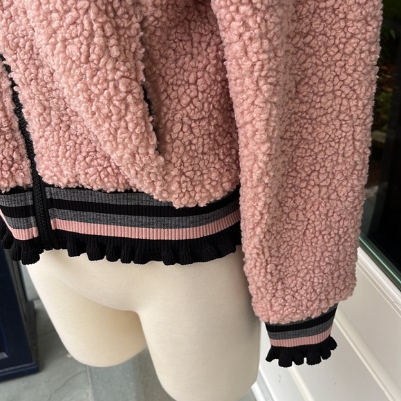 Urban Savage Pink / Black Sherpa Jacket - Picture 8 of 12